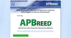 Desktop Screenshot of apbreed.com