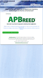 Mobile Screenshot of apbreed.com